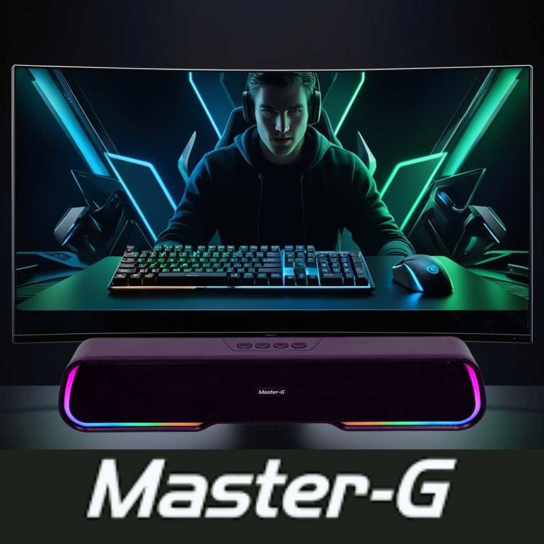 Soundbar Parlante Bluetooth Luces RGB Gamer 1200mAh Master-G.