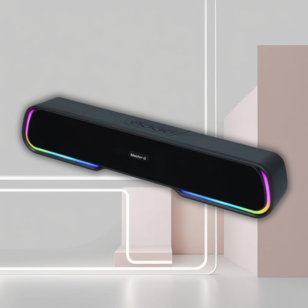 Soundbar Parlante Bluetooth Luces RGB Gamer 1200mAh Master-G.